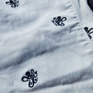 Lily Pulizer Navy Blue White Octopus  Jeans Sz 6